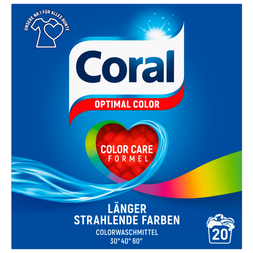 Coral Colorwaschmittel Optimal Color 1,4kg, 20WL